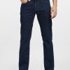 Dark Blue Low Rise Clark Straight Fit Jeans